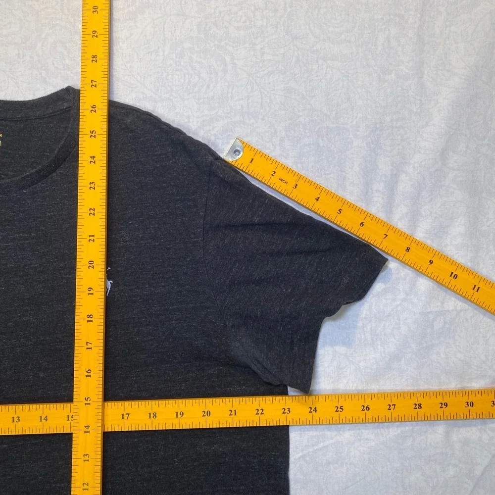 Polo‎ Ralph Lauren Mens XL Charcoal Gray Heather Crewneck Short Sleeve T-Shirt